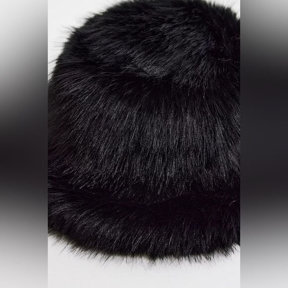 Urban Outfitters Fluffy Faux Fur Bucket Hat One Size main image 6